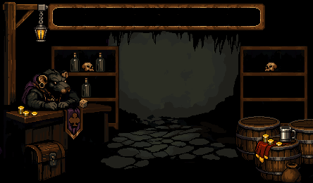The rat merchant's shadowy backroom shop